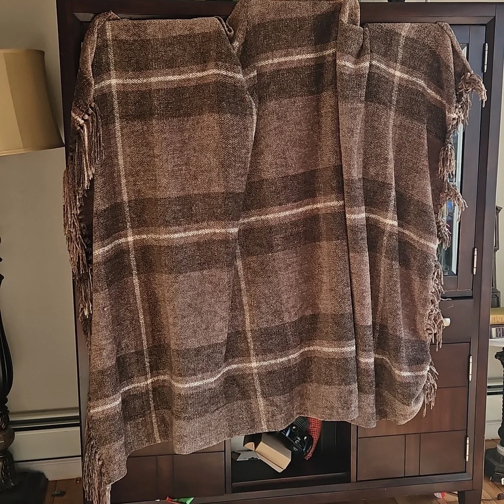 $850 Rest. Hardware Hand-woven Luxerious Rayon Blend Blanket heavy CLEARANCE